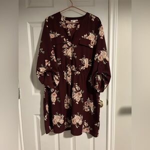 Warehouse one floral dress